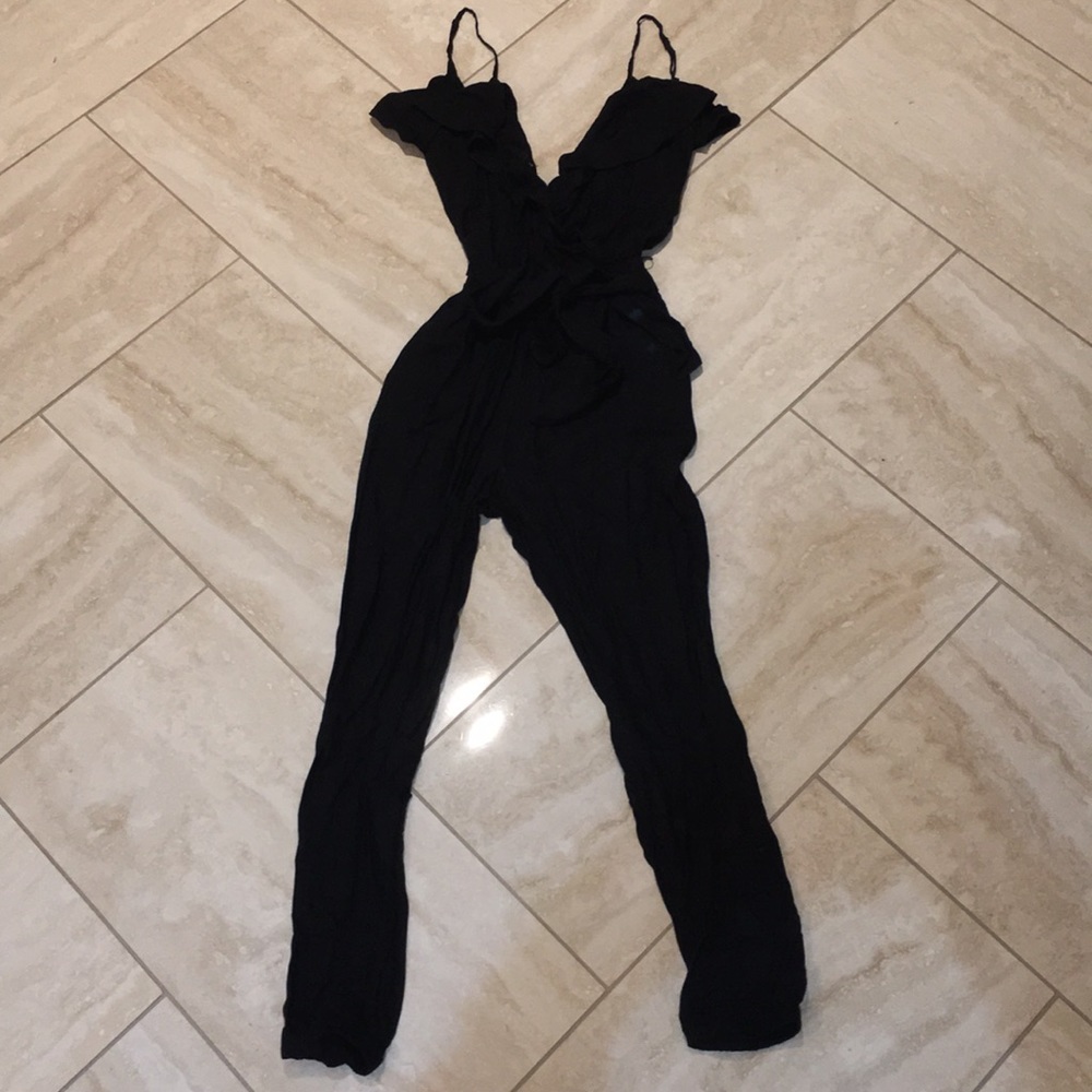 Black jump suit